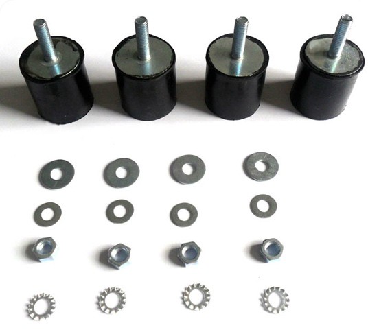 M6x18 20 X 25mm Anti Vibration Rubber Bearing Snubber